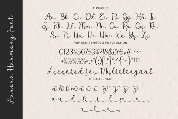 Aurora Harmony Font - Preview 2