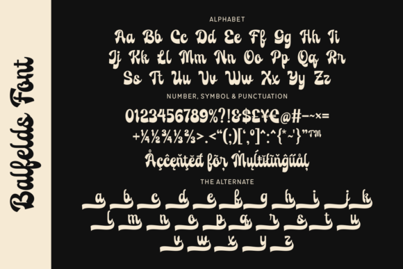 Balfelds Font - Preview 2