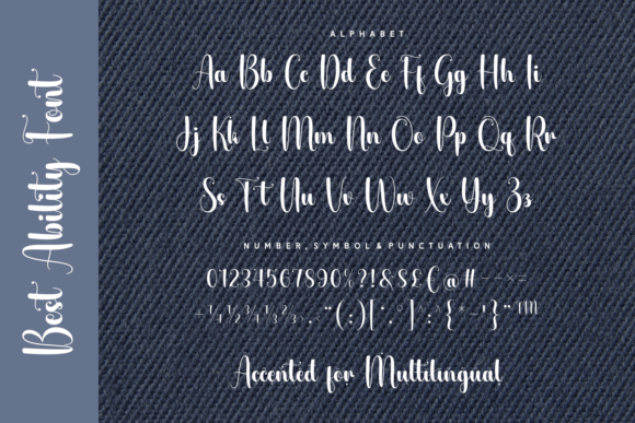 Best Ability Font - Preview 1