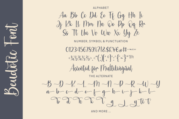 Beudotic Font - Preview 1
