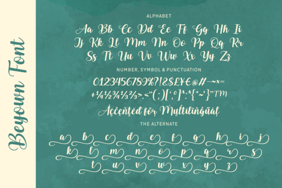 Beyown Font - Preview 1
