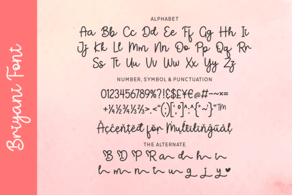 Briyani Font - Preview 3