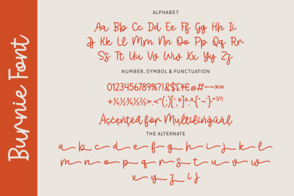 Burnie Font - Preview 1