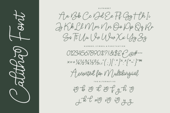 Calitha Font - Preview 1