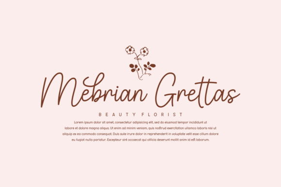 Calittany Font - Preview 3