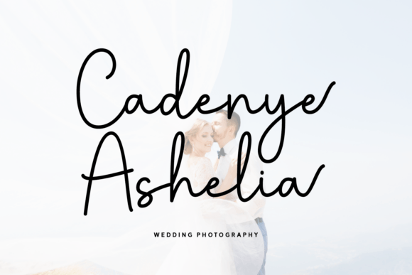 Cardlige Font PNG with transparent background - Preview 2