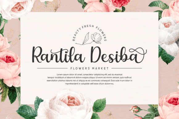 Celestial Bloom Font - Preview 3