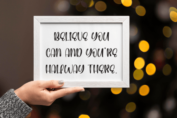 Christmas Dreamer Font PNG with transparent background - Preview 2
