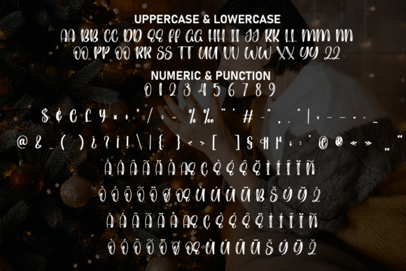 Christmas Dreamer Font PNG with transparent background - Preview 6