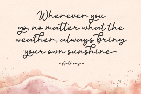 Dahliya Signature Font - Preview 2
