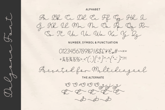 Dalgona Font - Preview 3