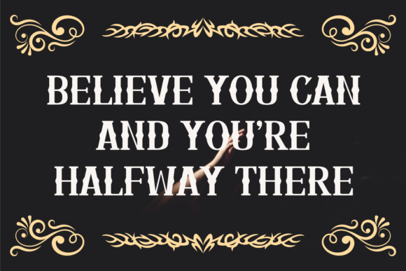 Darkness Journey Font - Preview 2