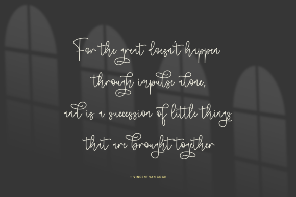 Dhalia Script Font - Preview 3