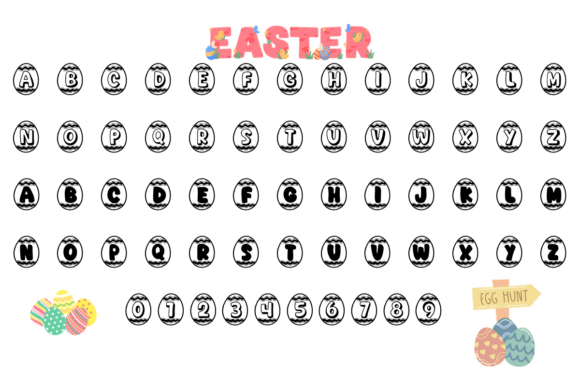 Easter Egg Font - Preview 4