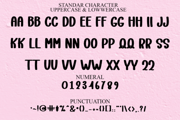 February Holiday Font - Preview 2