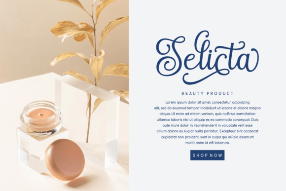 Fetlicia Font PNG with transparent background - Preview 3