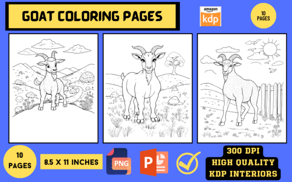 Goat Coloring Pages