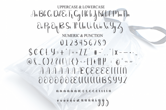 Icebag Font PNG with transparent background - Preview 6