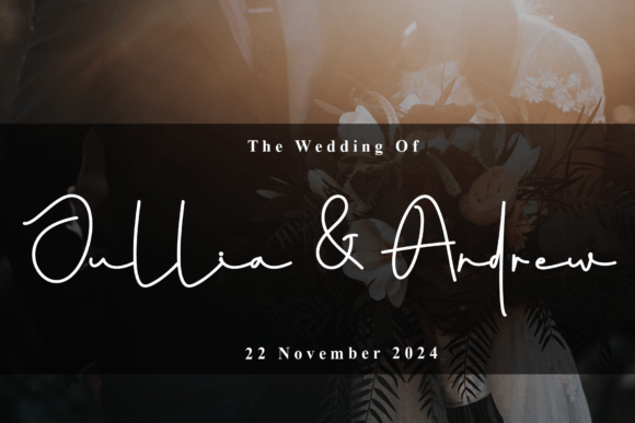 Luxury Goods Font font preview - 1