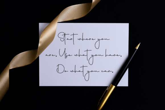 Luxury Goods Font font preview - 2
