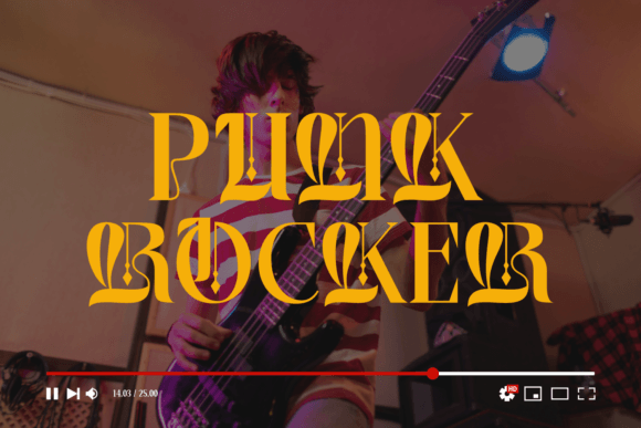 Magic Rose Font PNG with transparent background - Preview 2