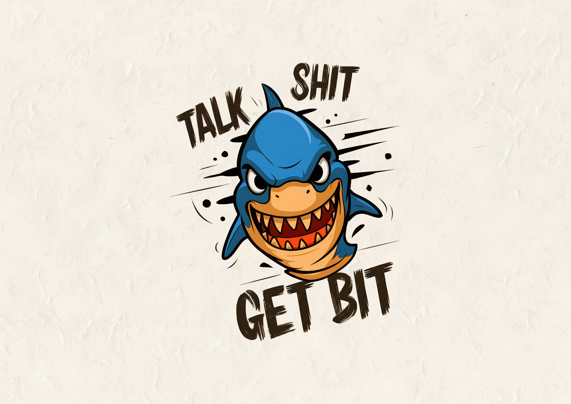 Talk Shit Get Bit Graphic by AmazonDesign · Creative Fabrica
