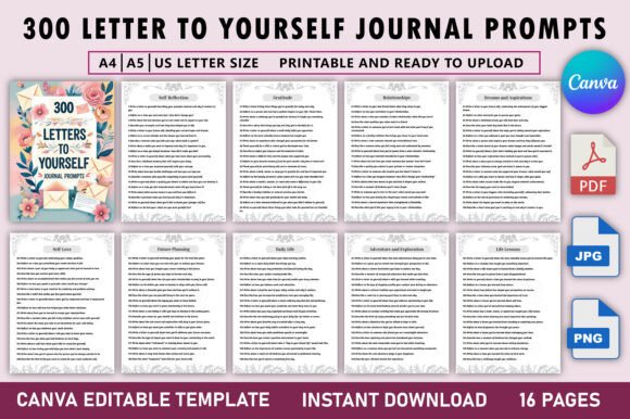 400 Vision Board Journal Prompts Graphic by Tabiya Studio · Creative ...