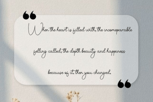 Beautiful Font - Preview 6