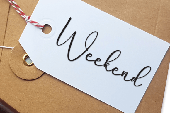 Christmas Saturday Font - Preview 4