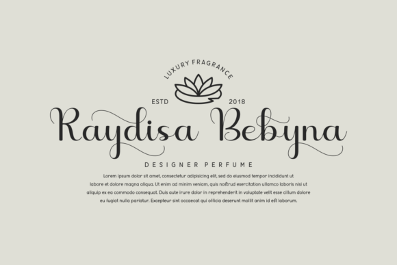 Gleming Meadow Font PNG with transparent background - Preview 3