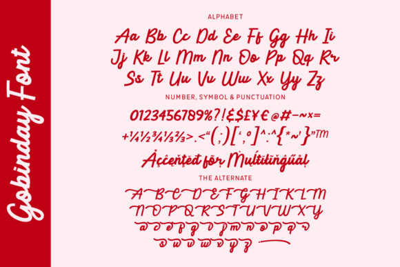 Gobinday Font - Preview 1