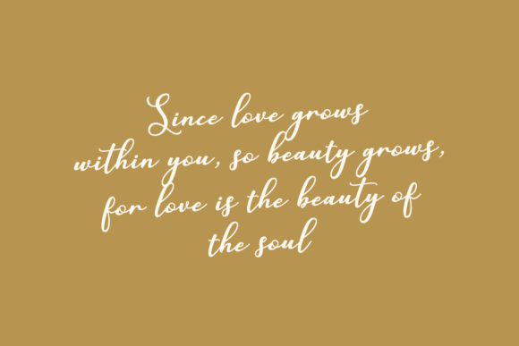 Golden Wish Font PNG with transparent background - Preview 2