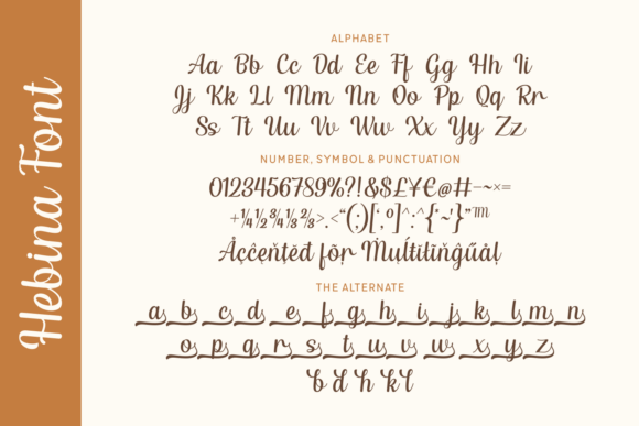 Hebina Font - Preview 1