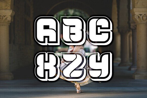 Indos Font PNG with transparent background - Preview 1
