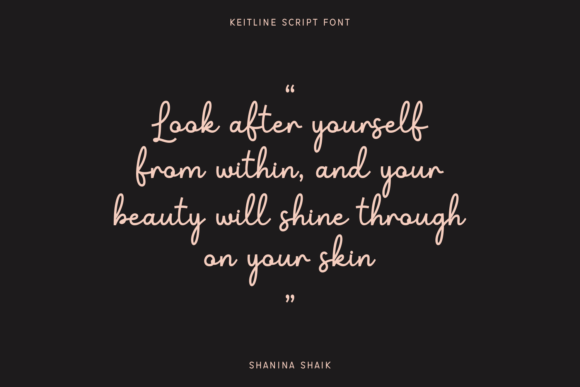 Keitline Font PNG with transparent background - Preview 2