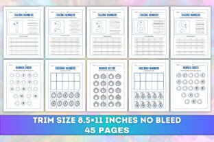 Kindergarten Numbers Workbook Canva KDP Graphic by KDP Mount · Creative ...