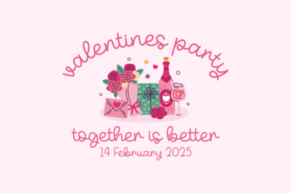 Magic Heart Font PNG with transparent background - Preview 1