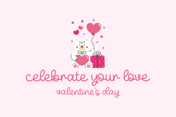 Magic Heart Font PNG with transparent background - Preview 3