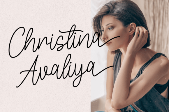 Manofelia Font PNG with transparent background - Preview 2