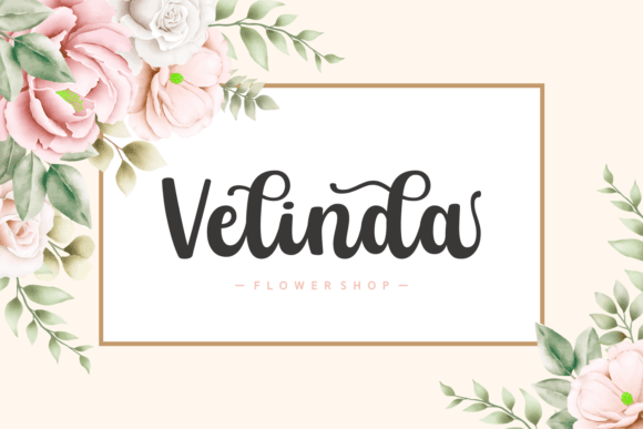 Melindy Font PNG with transparent background - Preview 1