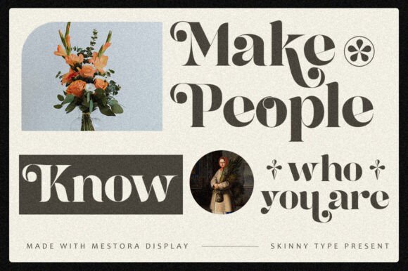 Mestora Font PNG with transparent background - Preview 3