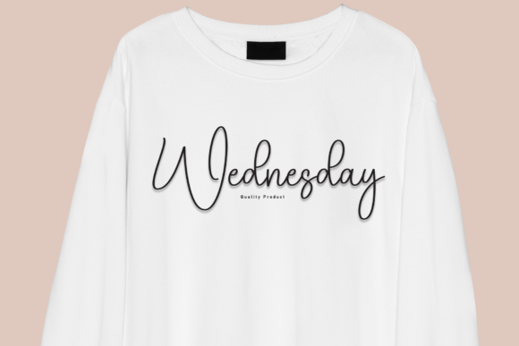 Monday Christmas Font PNG with transparent background - Preview 3