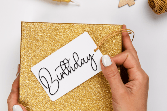 Monday Christmas Font PNG with transparent background - Preview 4