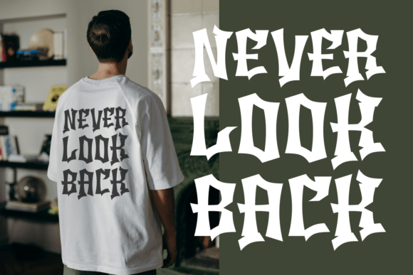 Natera Mistery Font PNG with transparent background - Preview 4