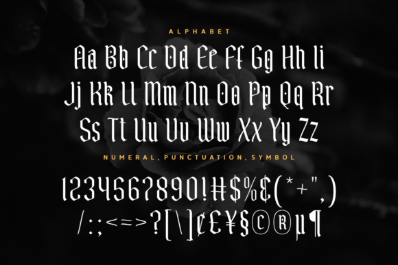 Salifstic Font PNG with transparent background - Preview 4