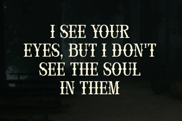 Shady Forest Font PNG with transparent background - Preview 3