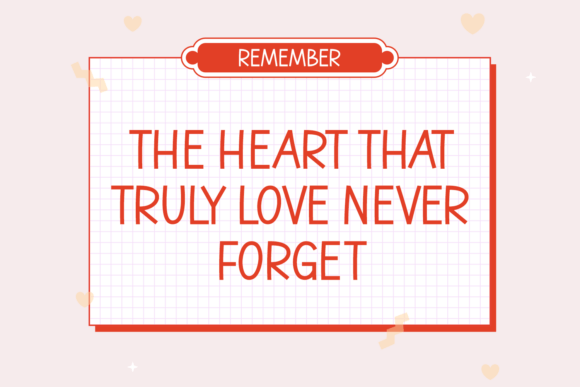 Active Hearts Font - Preview 5