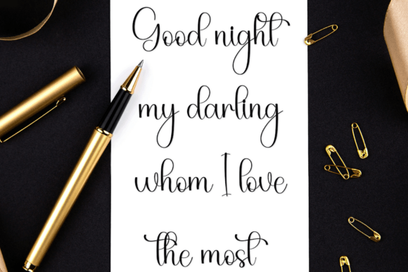 Angelina Handwriting Font - Preview 6