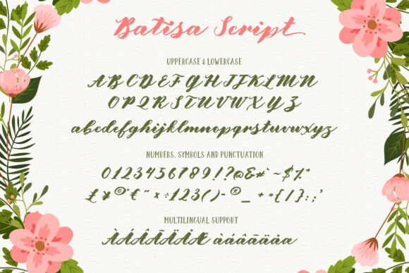Batisa Duo Font PNG with transparent background - Preview 5