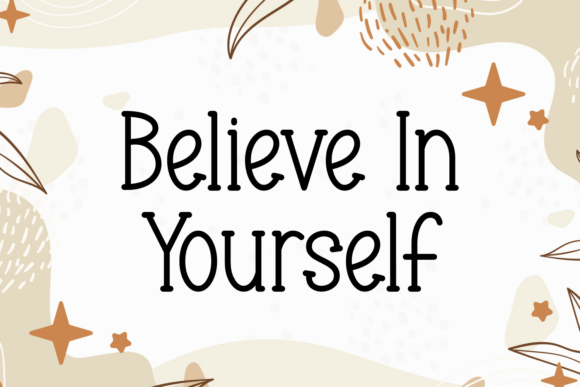 Believe and Achieve Font - Preview 1